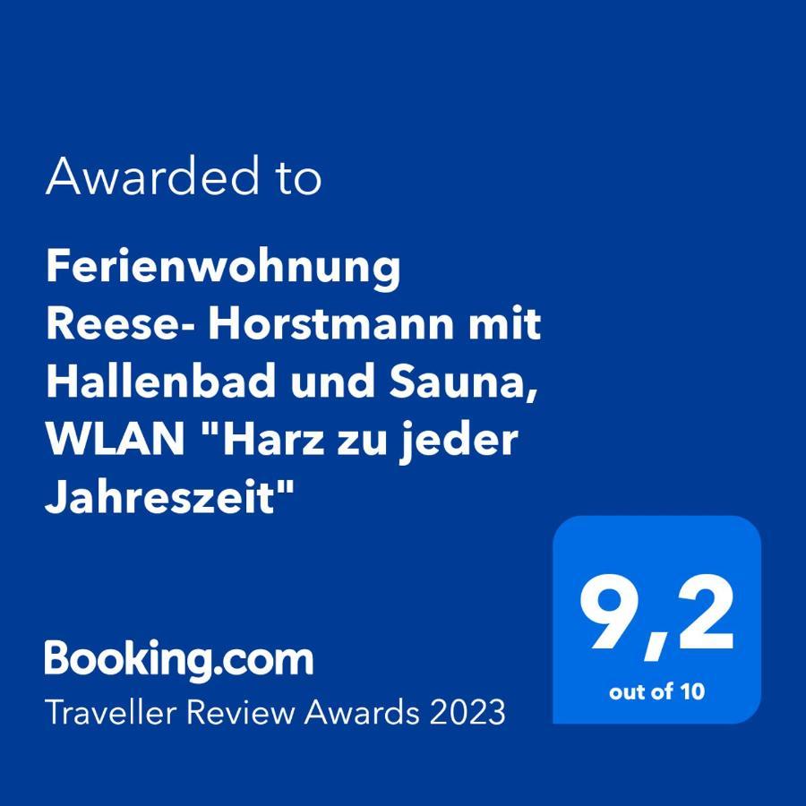 Ferienwohnung Reese- Horstmann mit Hallenbad und Sauna, WLAN Harz zu jeder Jahreszeit Bad Harzburg Exterior foto